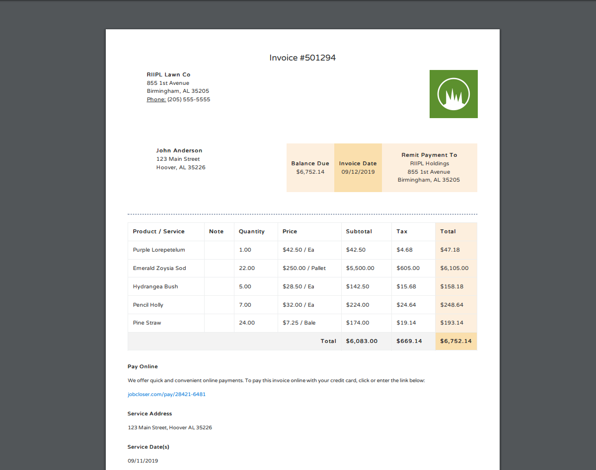 JobCloser PDF