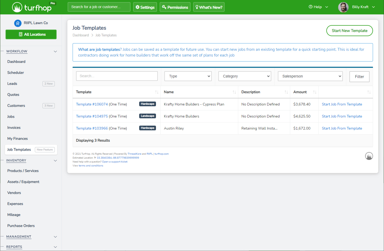 Job Templates