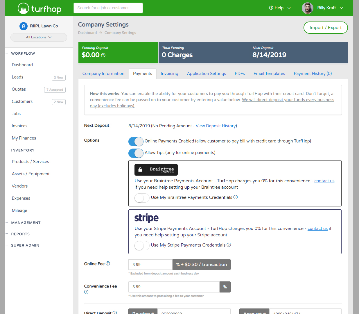 Accepting Online Payments
