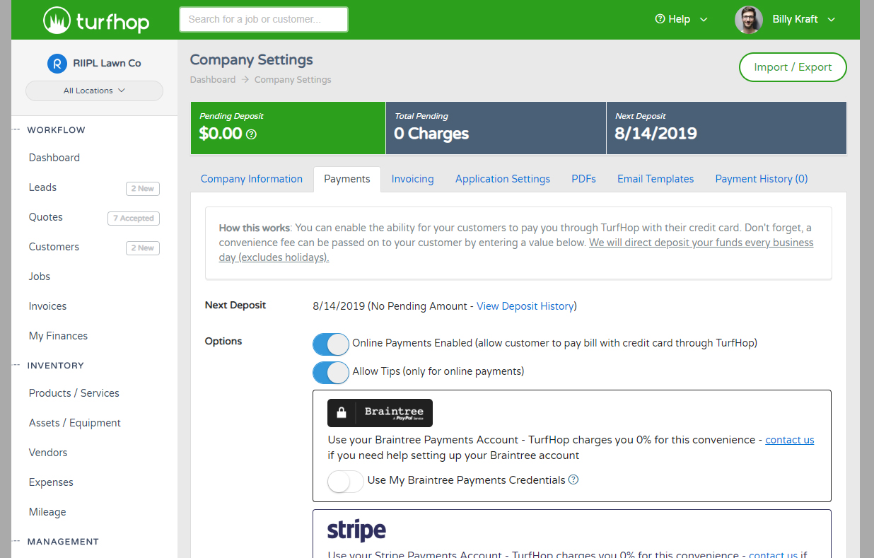 Accepting Online Payments