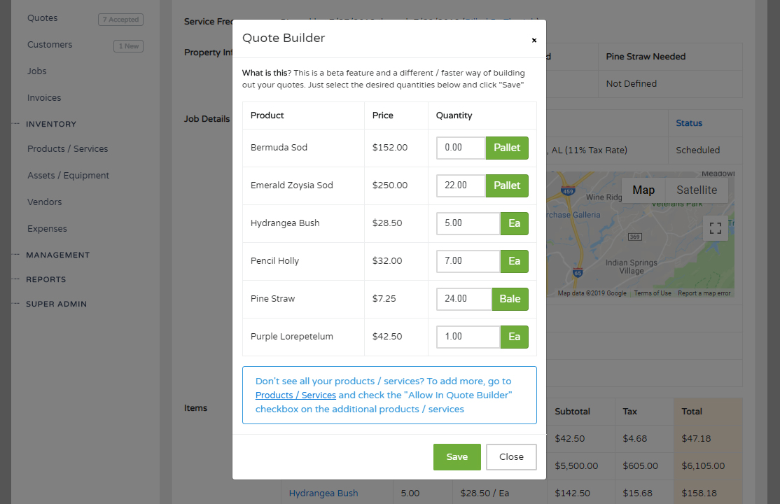 Quote Builder