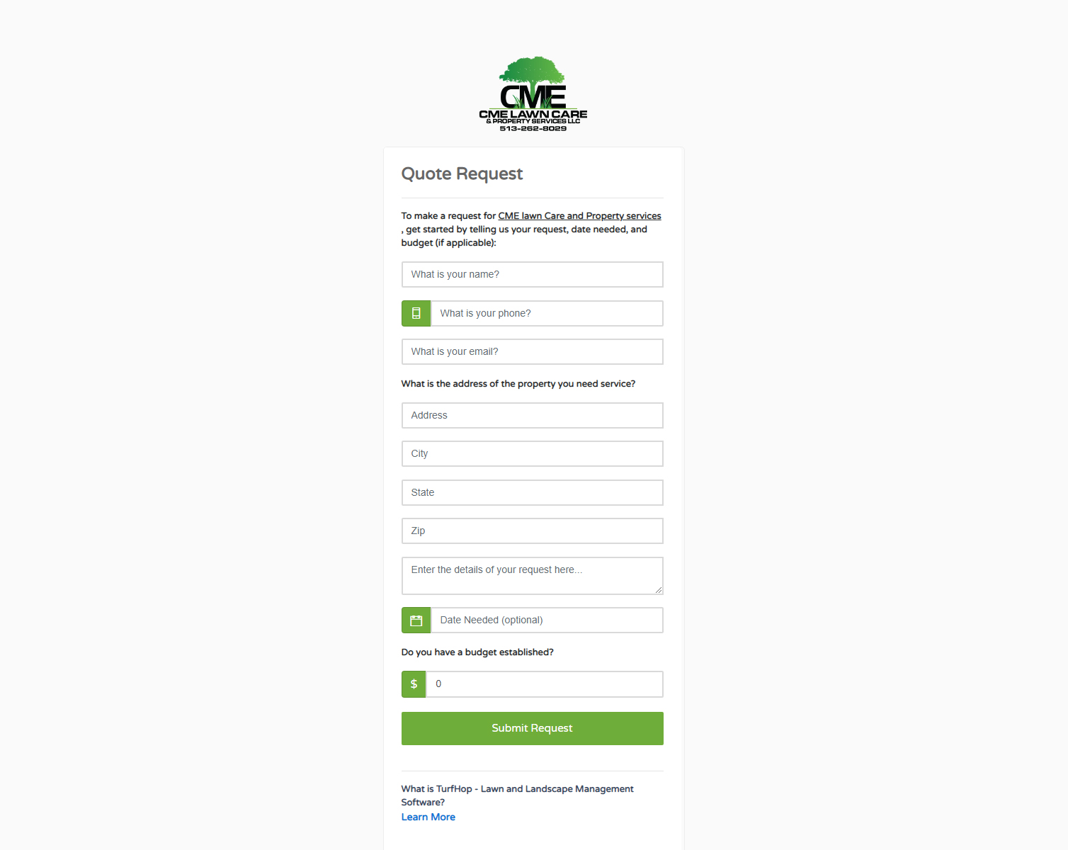 Customer Quote Requests