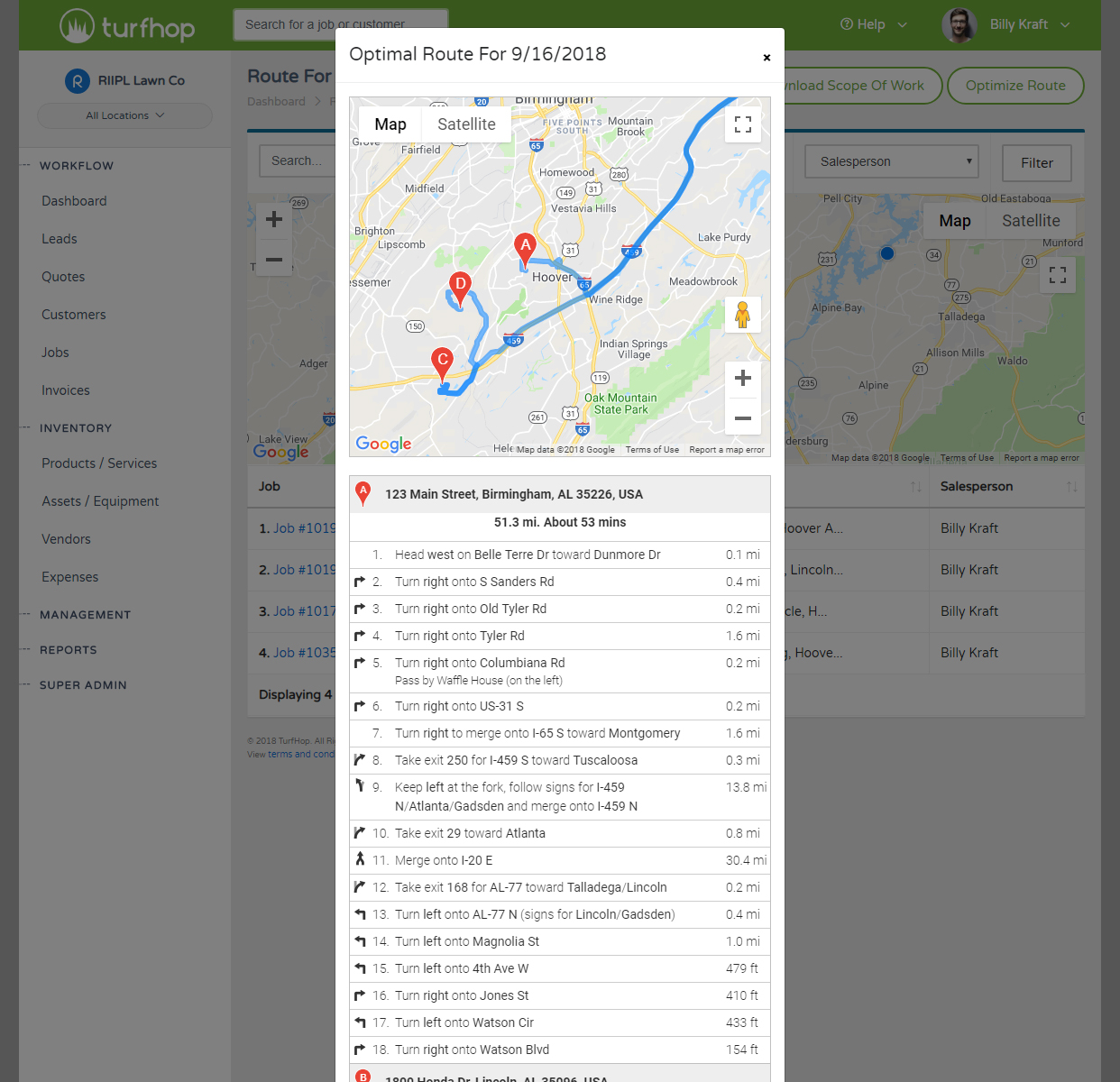 Route Optimization