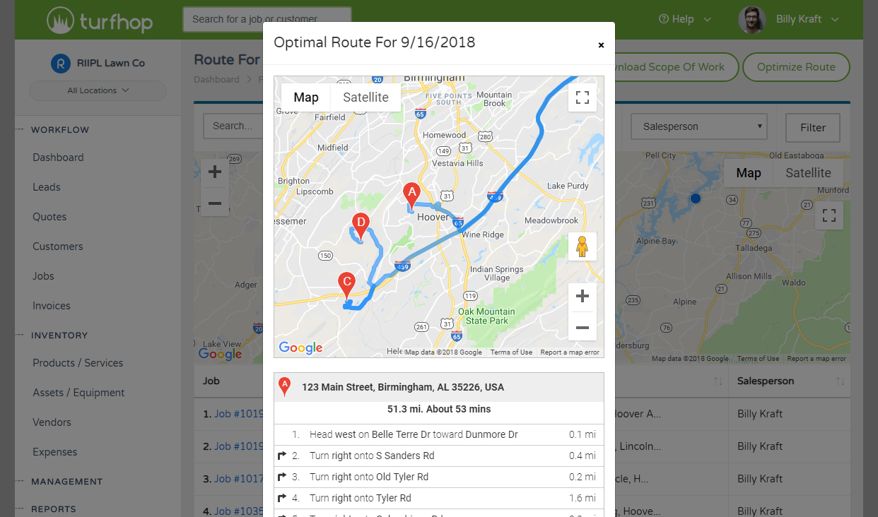 Route Optimization