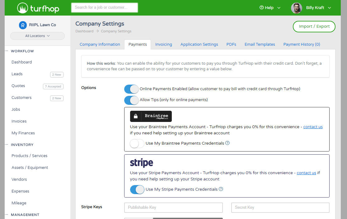 Stripe Payments