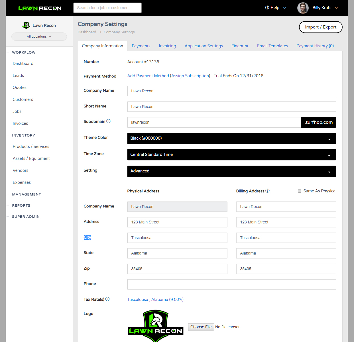 Customizing The Look Of TurfHop