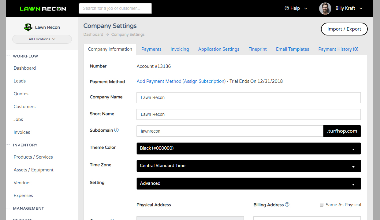 Customizing The Look Of TurfHop